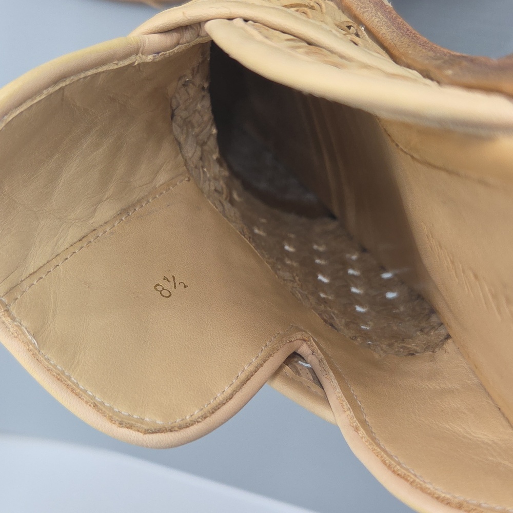 Freda Salvador Keen Mule Woven Tan Slip-On - Picture 6 of 16